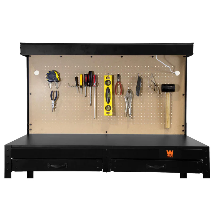 Best Rolling Workbenches for Garage Shops: Top 5 Picks for Mobility and Power WEN 47-Inch Adjustable Workbench (WB47WT)