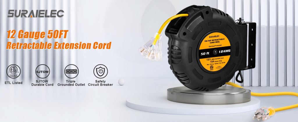 Suraielec 50-ft 12/3 AWG