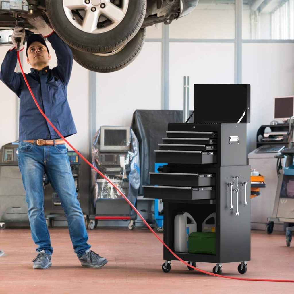 Goplus 6-Drawer Rolling Tool Chest