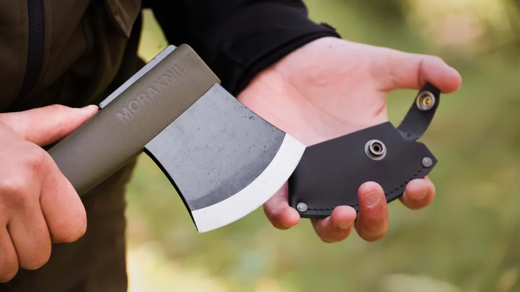 Best Axes for Green Woodworking and Spoon Carving Morakniv Boron Steel Axe